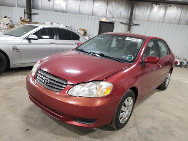 Photo 2 from auction – 2004 TOYOTA COROLLA CE with VIN 1NXBR32E24Z245613