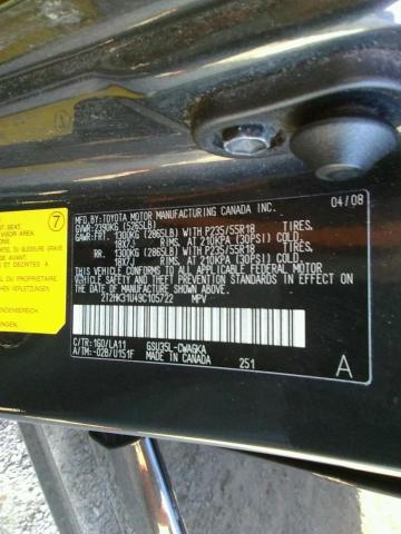 Photo 10 from auction – 2009 LEXUS RX 350 with VIN 2T2HK31U49C105722
