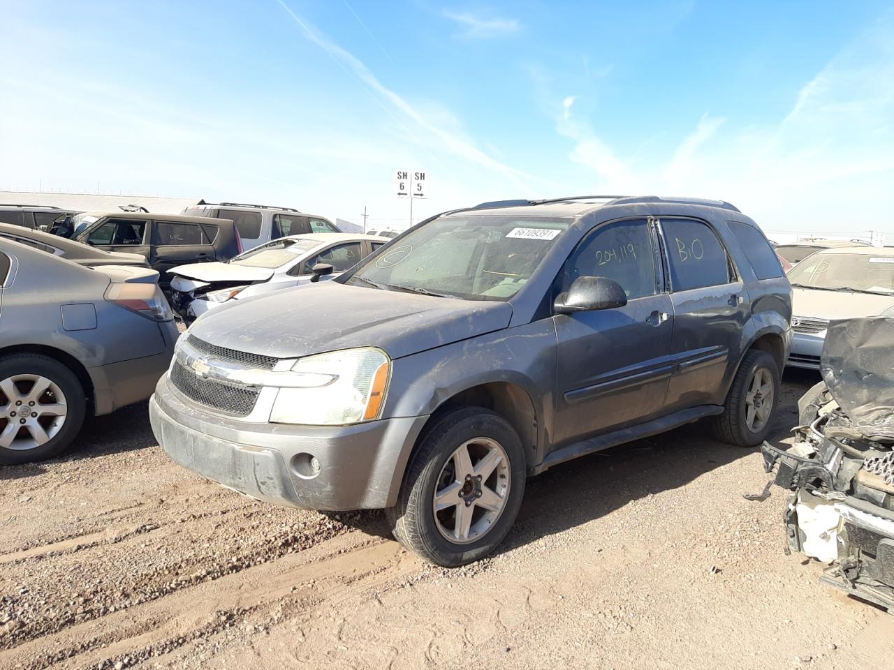 Photo 2 from auction – 2005 CHEVROLET EQUINOX with VIN 2CNDL63F456025778