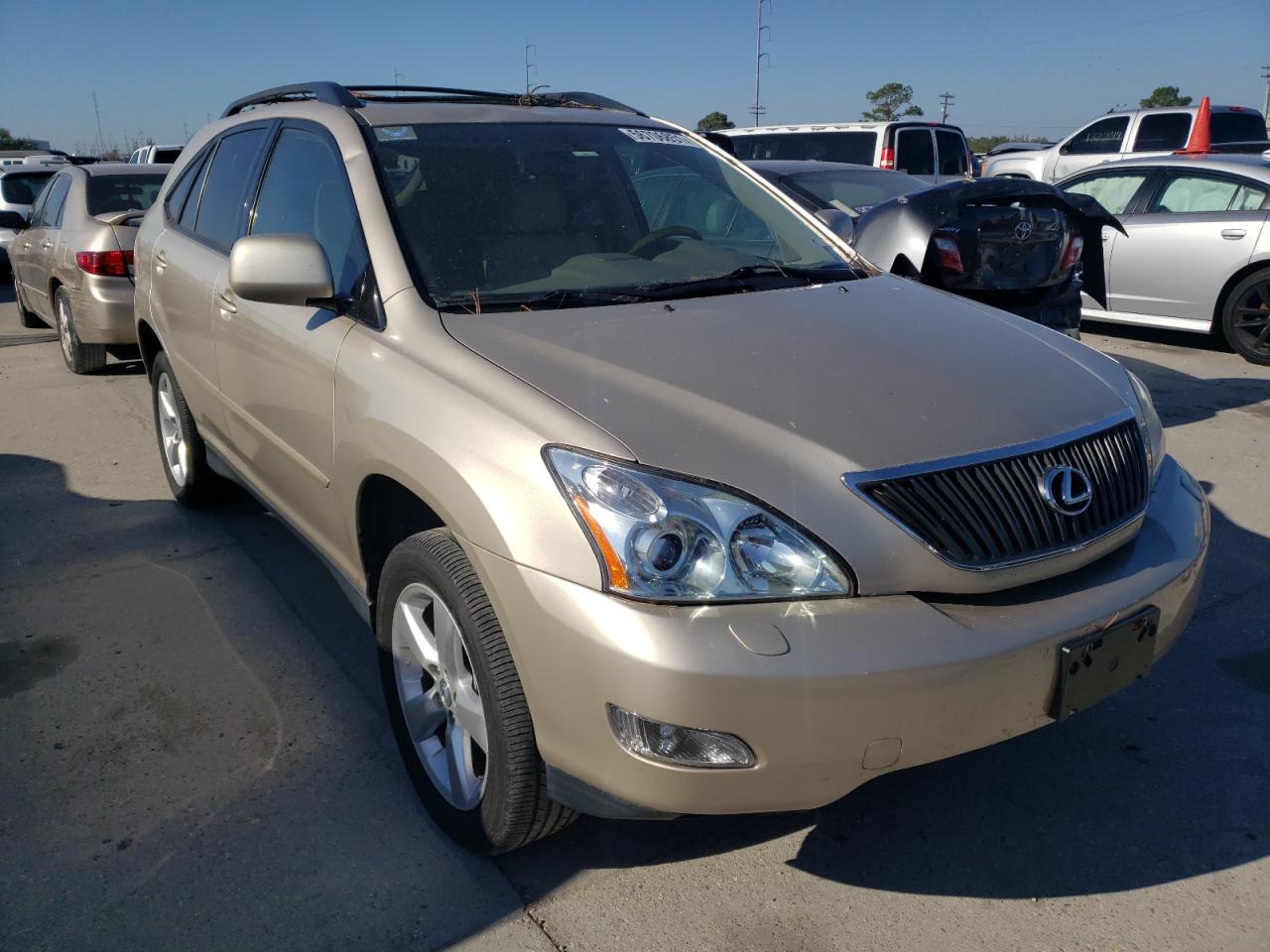 LEXUS RX 330 2004 with VIN JTJHA31U440004574 - Photo from auction