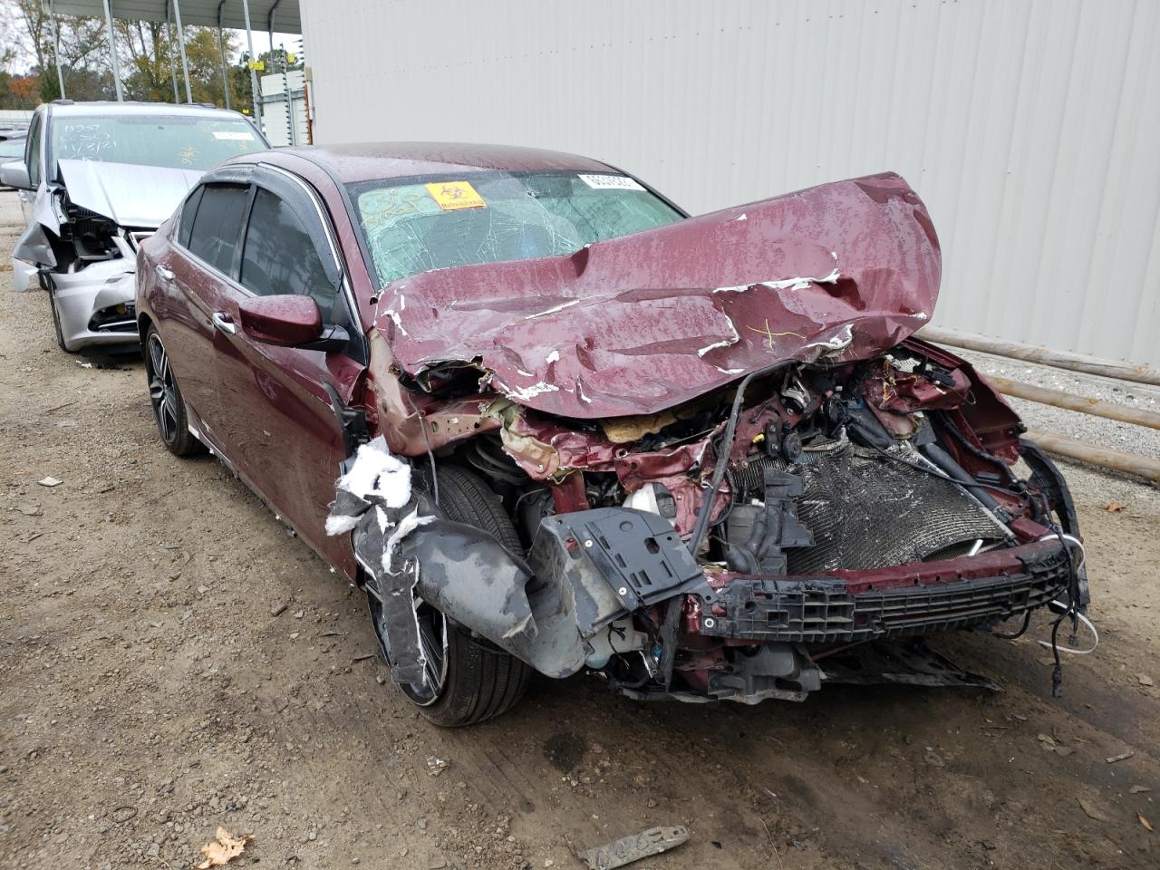 Photo 1 from auction – 2016 HONDA ACCORD SPO with VIN 1HGCR2F51GA044337