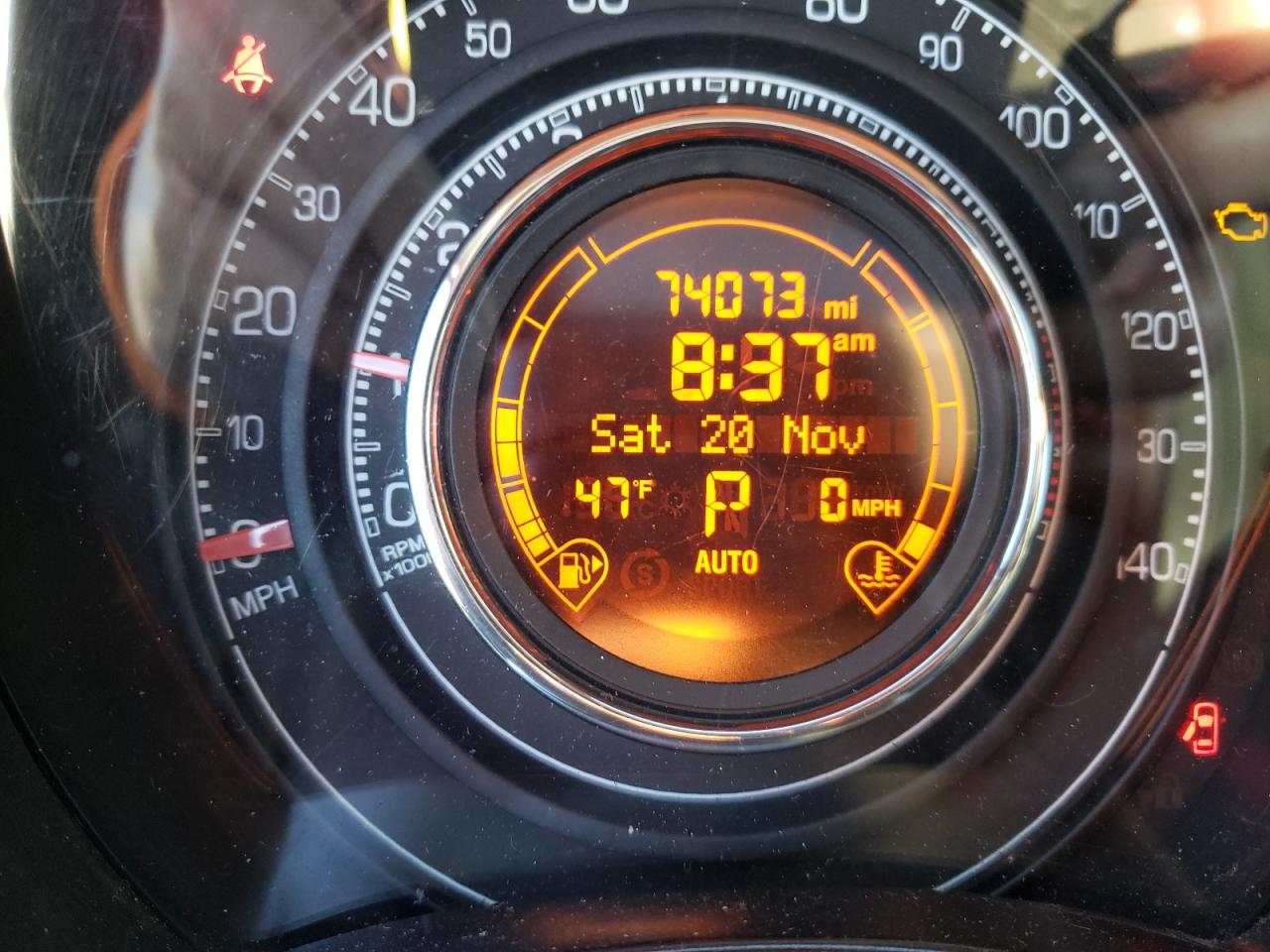 Photo 8 from auction – 2014 FIAT 500 SPORT with VIN 3C3CFFBR2ET242281