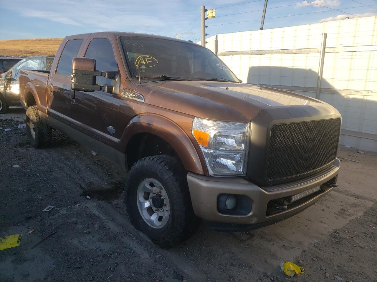 FORD F250 SUPER 2011 with VIN 1FT7W2BT8BEA51302 - Photo from auction