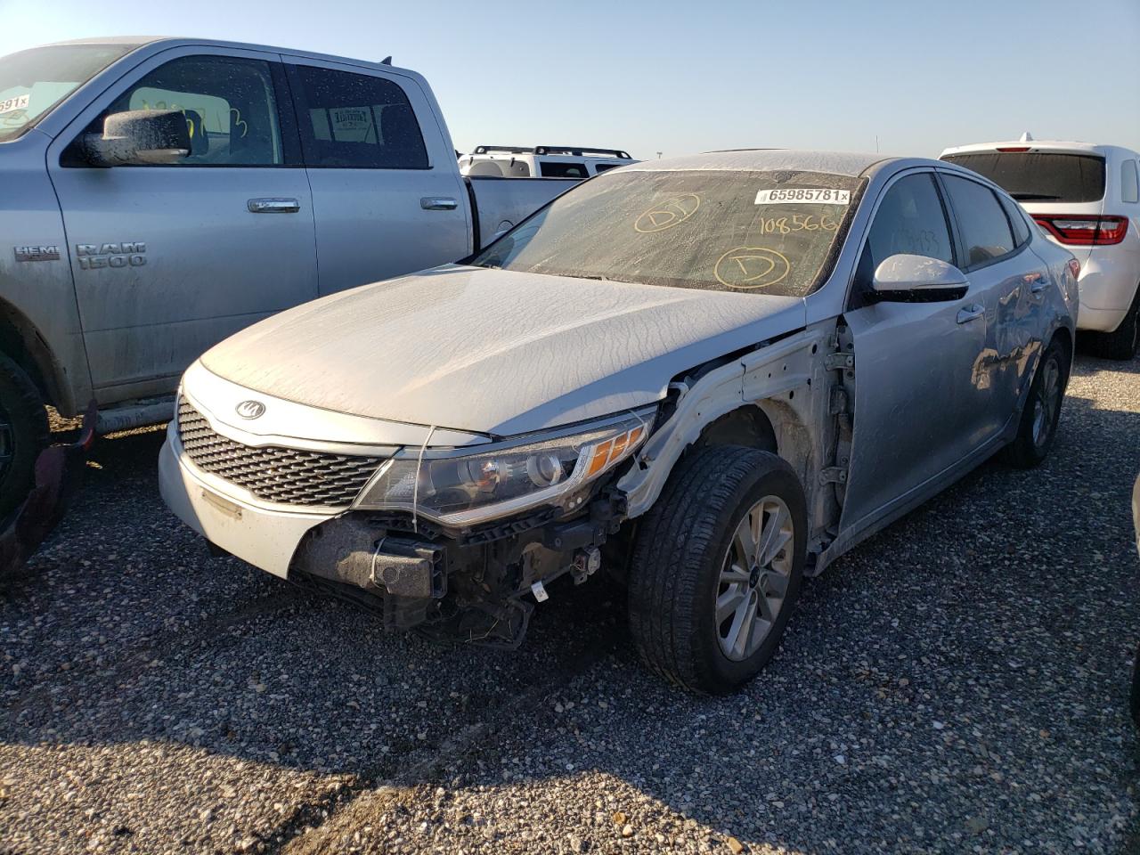Photo 2 from auction – 2016 KIA OPTIMA LX with VIN KNAGT4L30G5108566