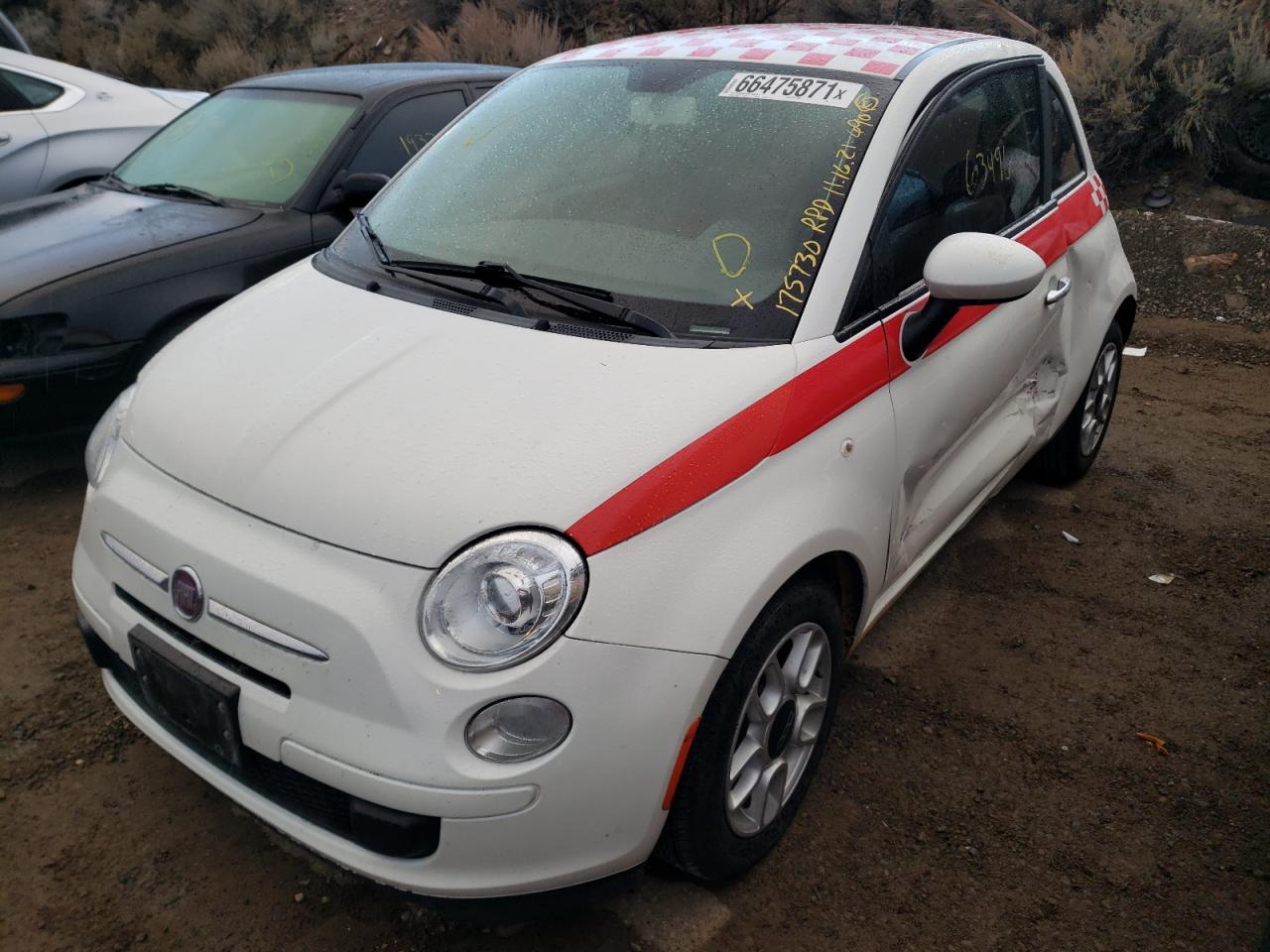 Photo 2 from auction – 2013 FIAT 500 with VIN 3C3CFFAR9DT523087
