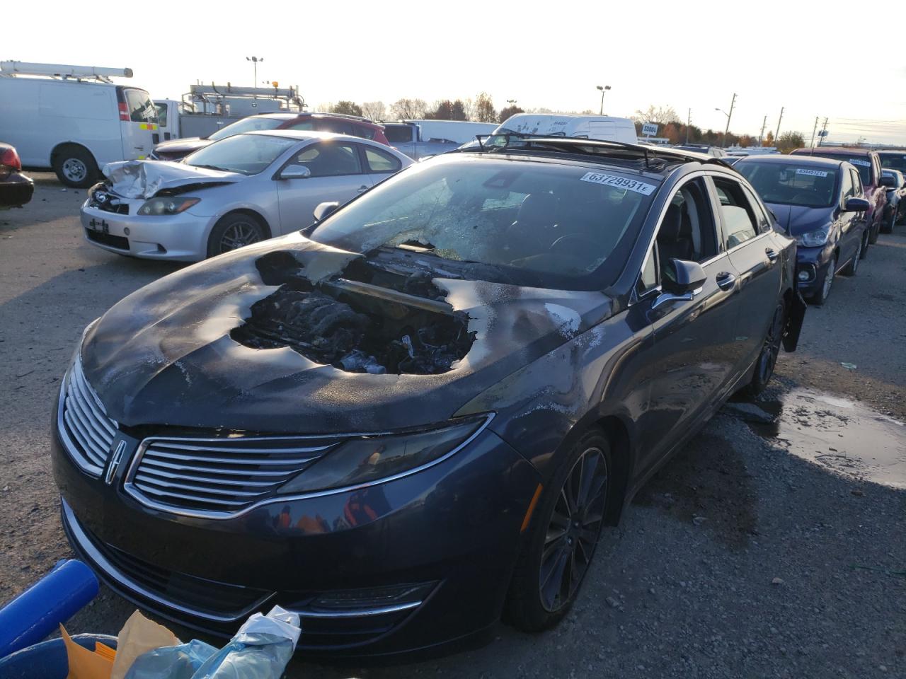 Photo 4 from auction – 2014 LINCOLN MKZ with VIN 3LN6L2GK3ER800461