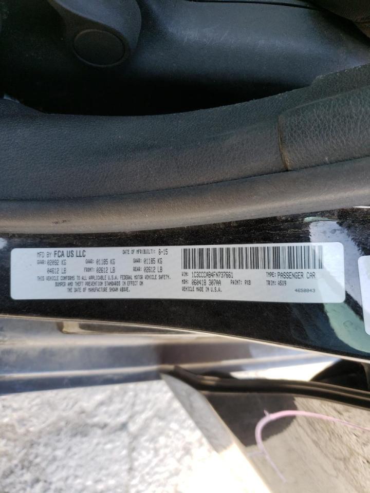 Photo 10 from auction – 2015 CHRYSLER 200 LIMITE with VIN 1C3CCCAB4FN737661