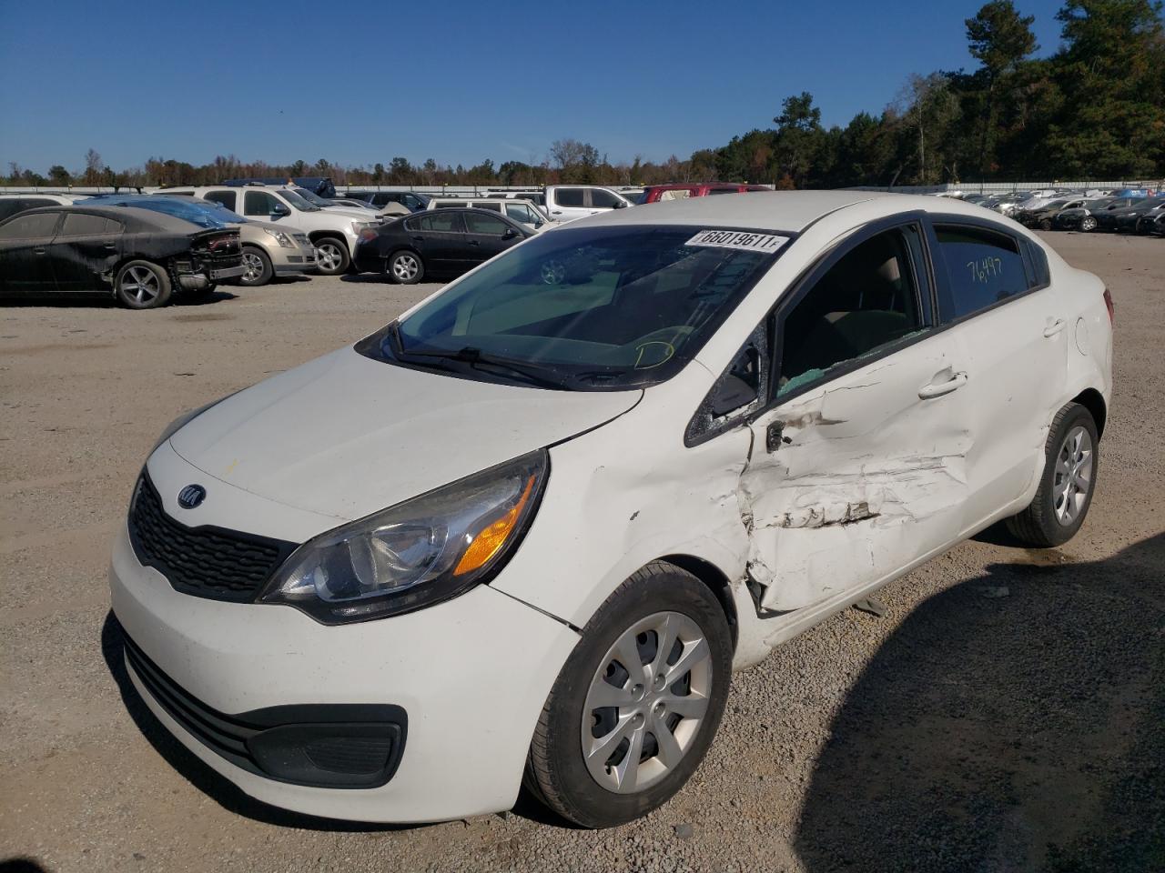 Photo 2 from auction – 2014 KIA RIO LX with VIN KNADM4A3XE6341784