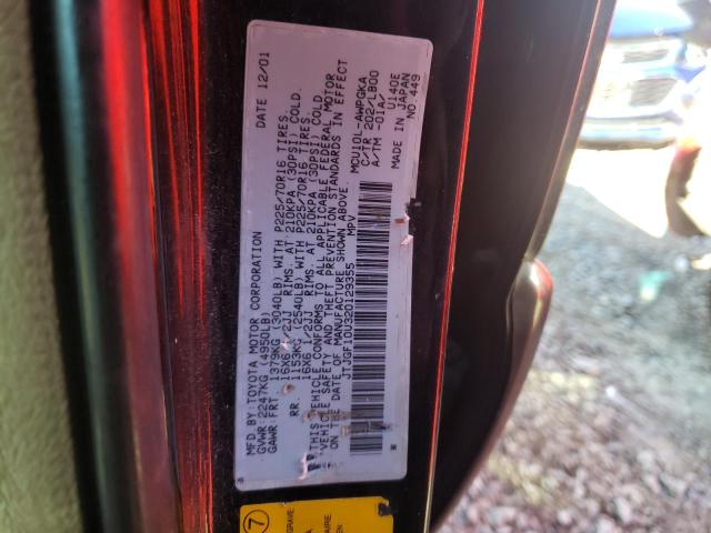 Photo 10 from auction – 2002 LEXUS RX 300 with VIN JTJGF10U320129355