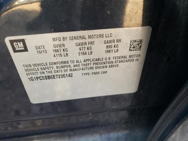 Photo 10 from auction – 2014 CHEVROLET CRUZE LT with VIN 1G1PC5SB6E7206142