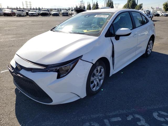 Photo 2 from auction – 2021 TOYOTA COROLLA LE with VIN 5YFEPMAE0MP227185