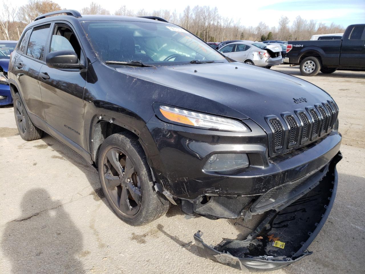 JEEP CHEROKEE S 2016 with VIN 1C4PJLAS6GW346591 - Photo from auction