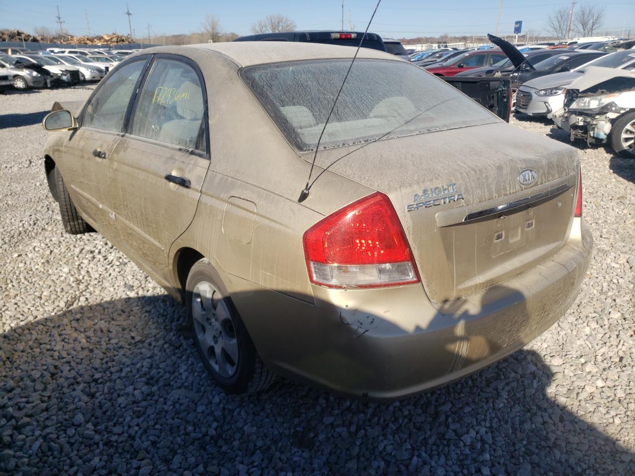 Photo 3 from auction – 2009 KIA SPECTRA EX with VIN KNAFE221795657579