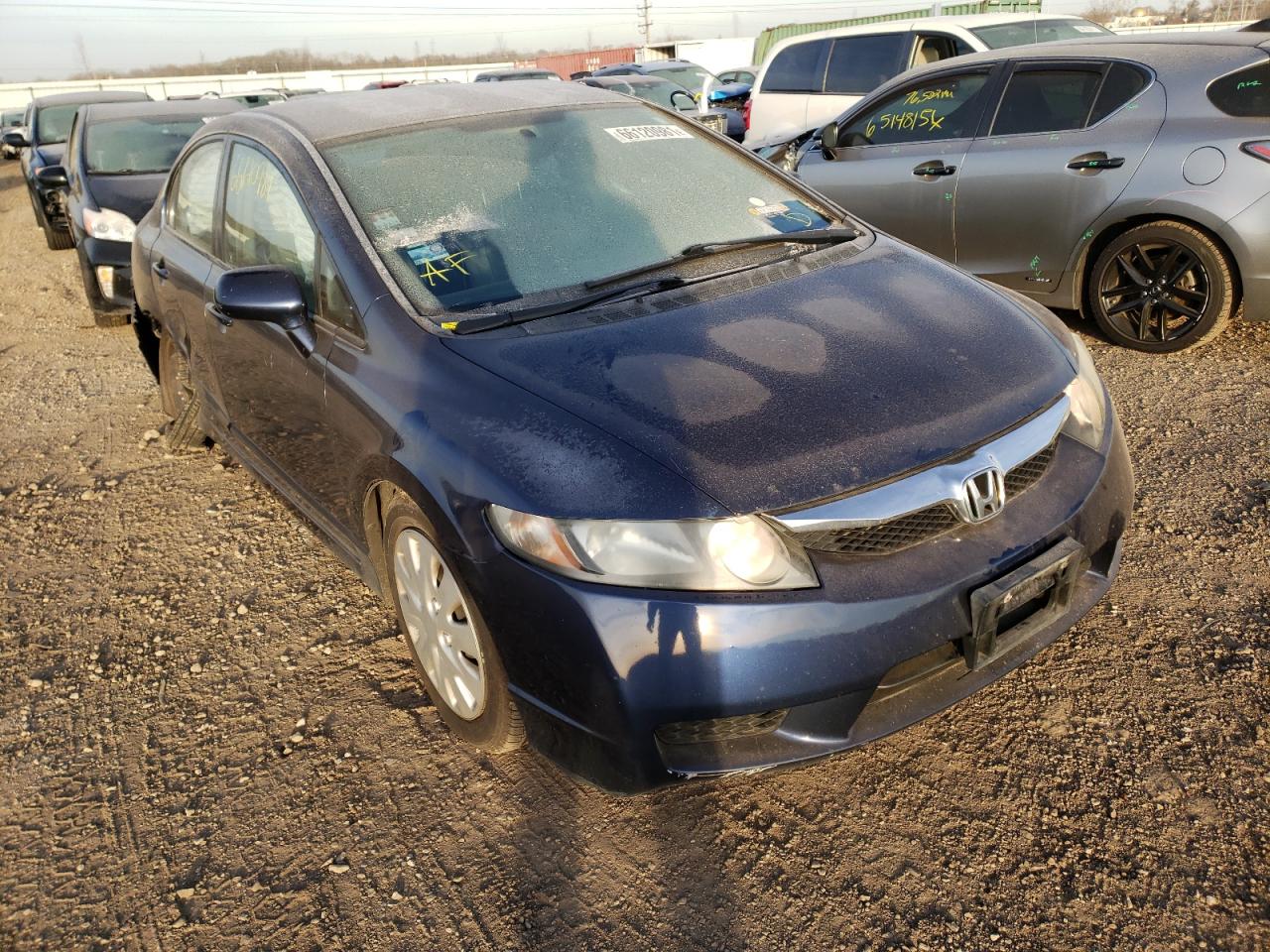 HONDA CIVIC LX 2010 with VIN 2HGFA1F59AH564518 - Photo from auction