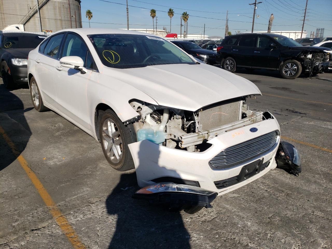 FORD FUSION SE 2016 with VIN 3FA6P0H77GR230853 - Photo from auction