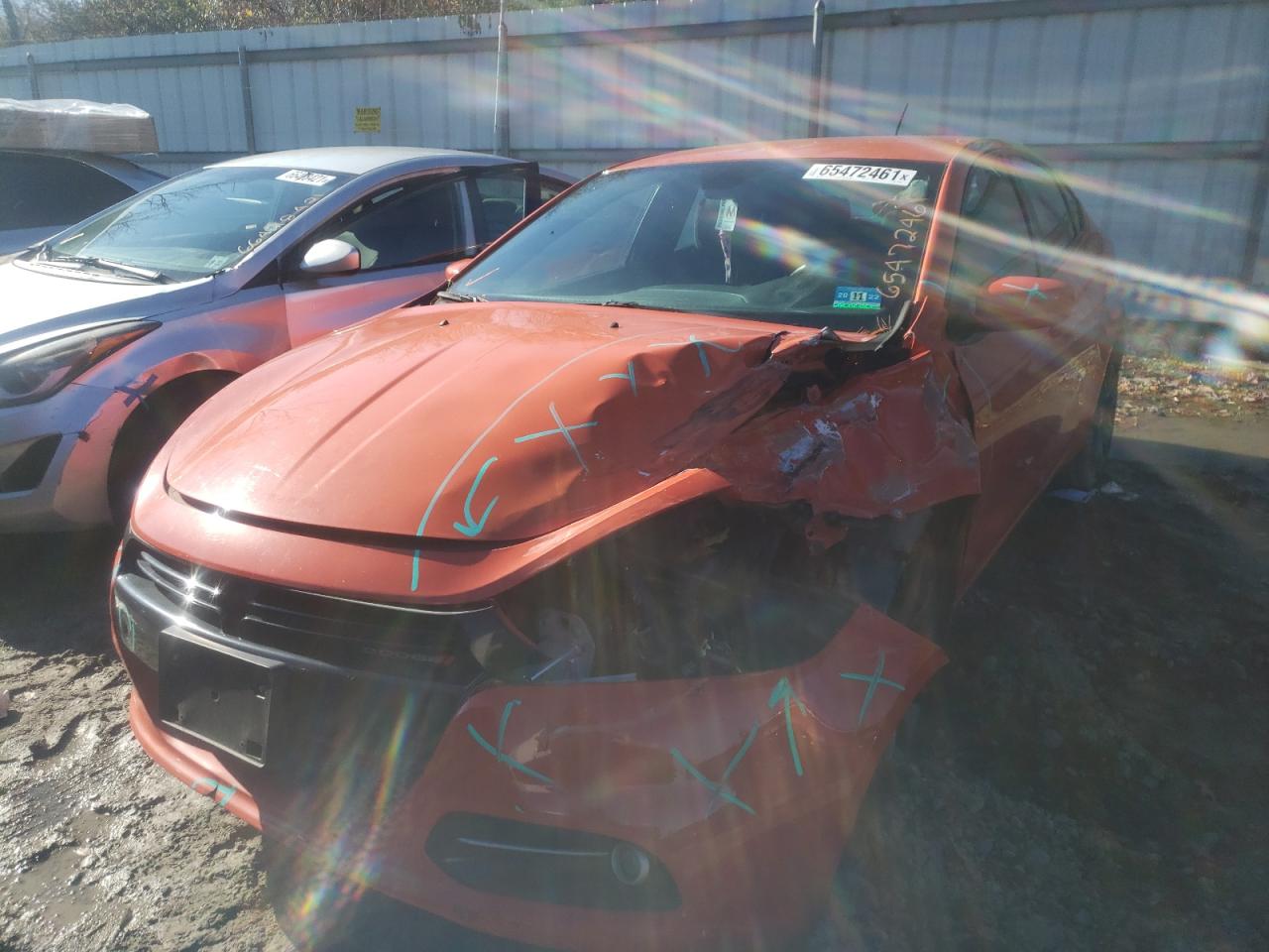 Photo 2 from auction – 2015 DODGE DART SXT with VIN 1C3CDFBBXFD421250