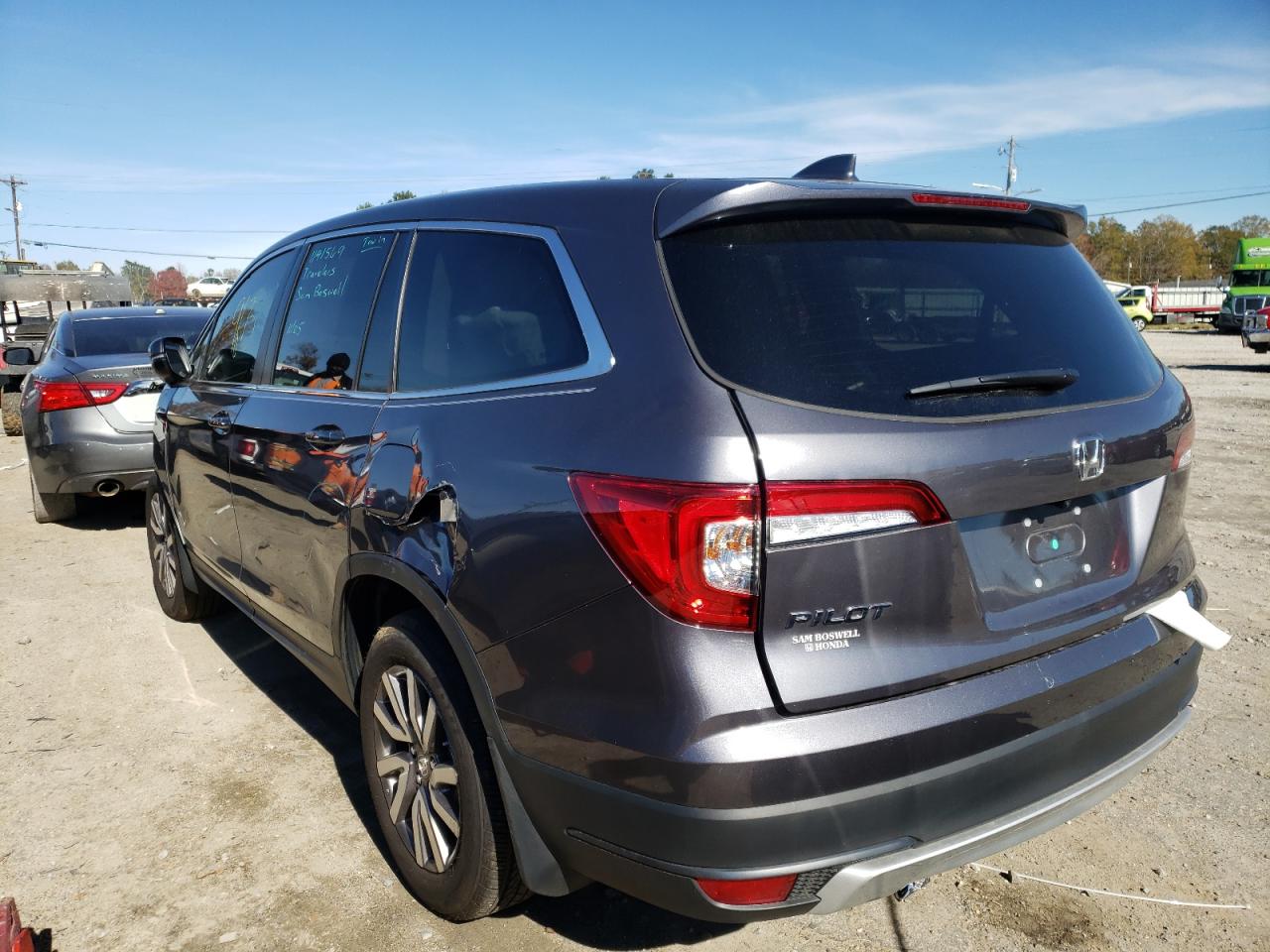 Photo 3 from auction – 2021 HONDA PILOT EXL with VIN 5FNYF5H53MB024587