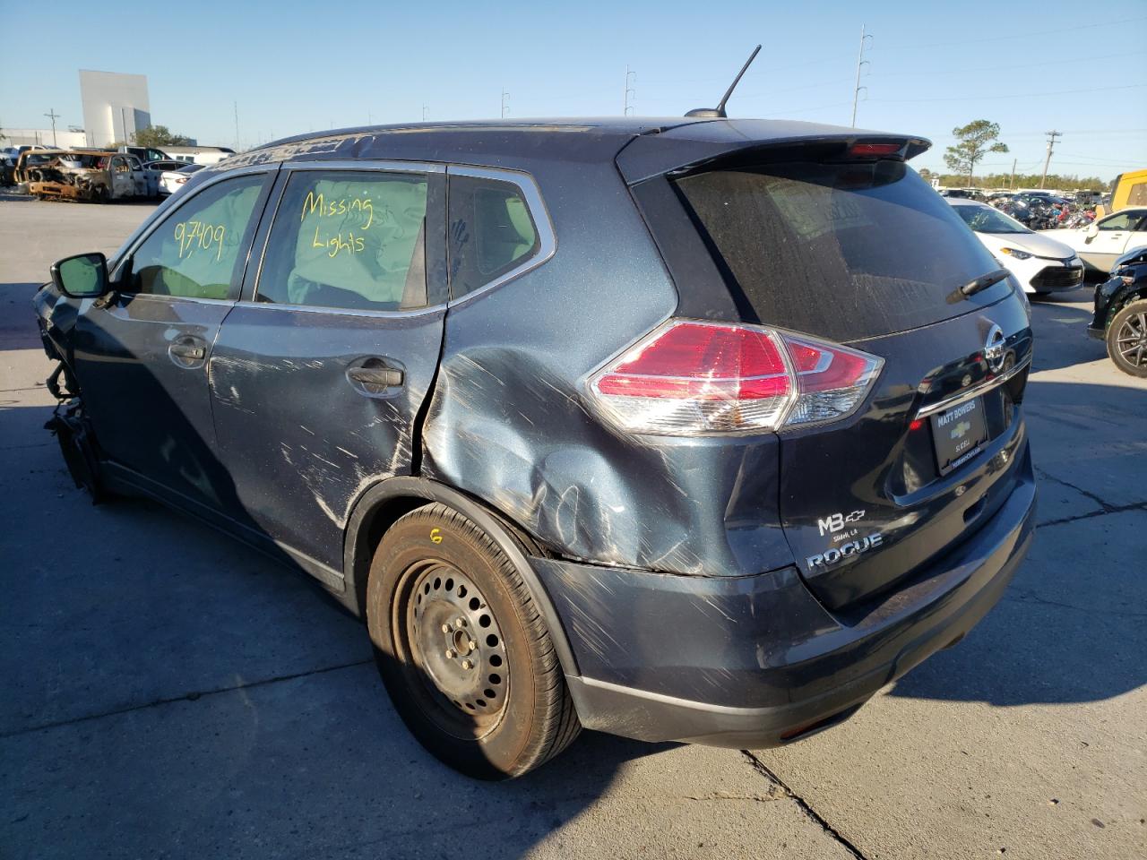 Photo 3 from auction – 2016 NISSAN ROGUE S with VIN 5N1AT2MTXGC742258