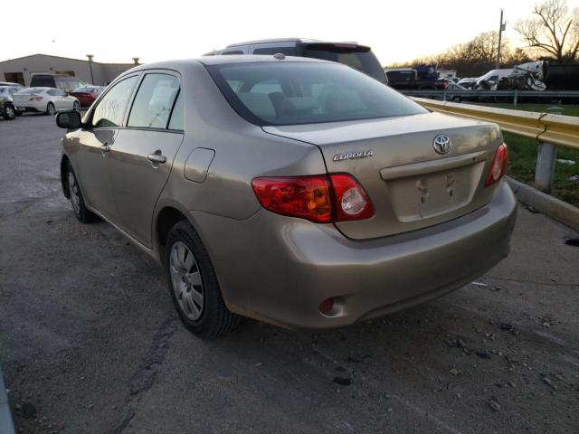 Photo 3 from auction – 2009 TOYOTA COROLLA BA with VIN 1NXBU40E89Z138905