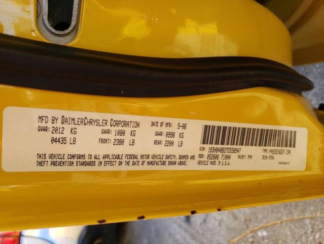 Photo 10 from auction – 2007 DODGE CALIBER SX with VIN 1B3HB48B27D558947