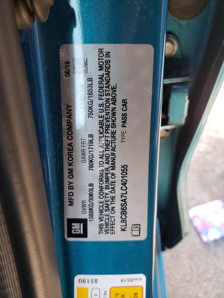 Photo 10 from auction – 2020 CHEVROLET SPARK LS with VIN KL8CB6SA7LC401055