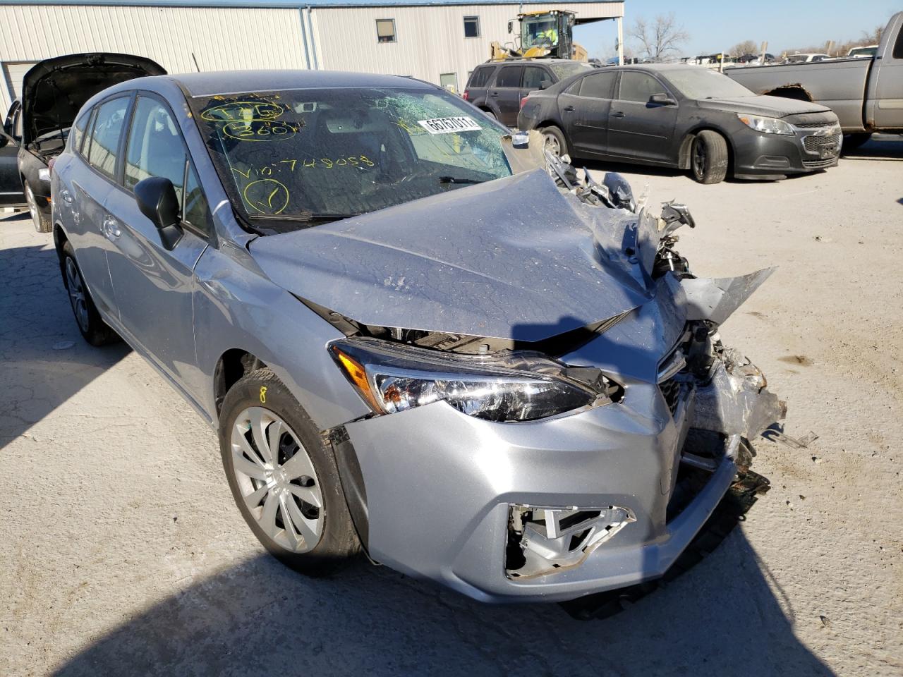 SUBARU IMPREZA 2019 with VIN 4S3GTAB61K3748058 - Photo from auction