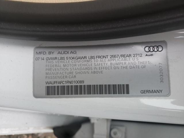 Photo 10 from auction – 2015 AUDI A6 PREMIUM with VIN WAUFFAFC1FN010089