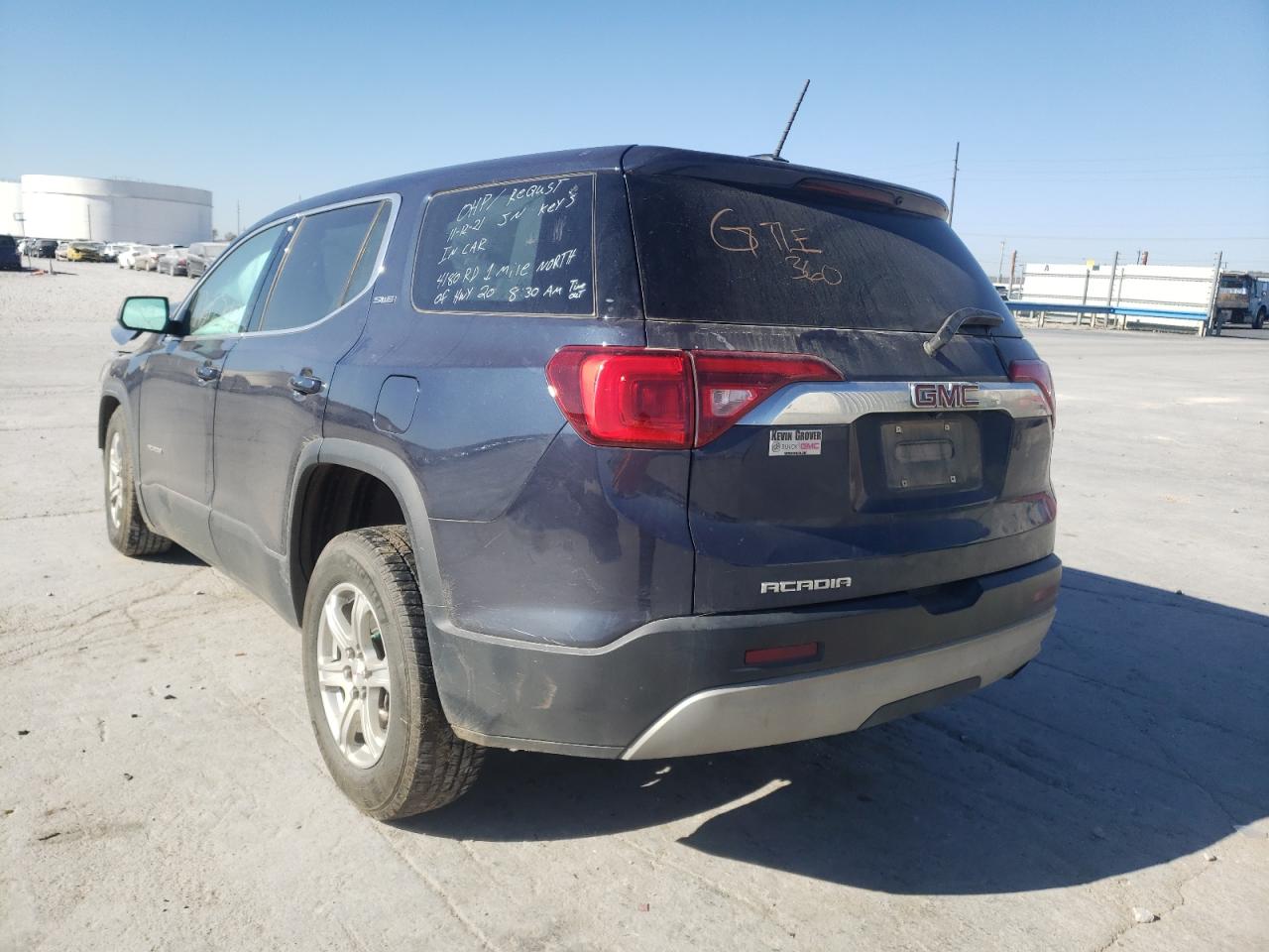Photo 3 from auction – 2018 GMC ACADIA SLE with VIN 1GKKNKLA8JZ165810