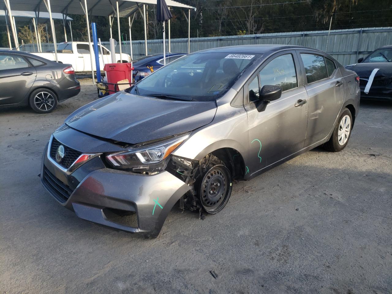 Photo 2 from auction – 2021 NISSAN VERSA S with VIN 3N1CN8DVXML848451