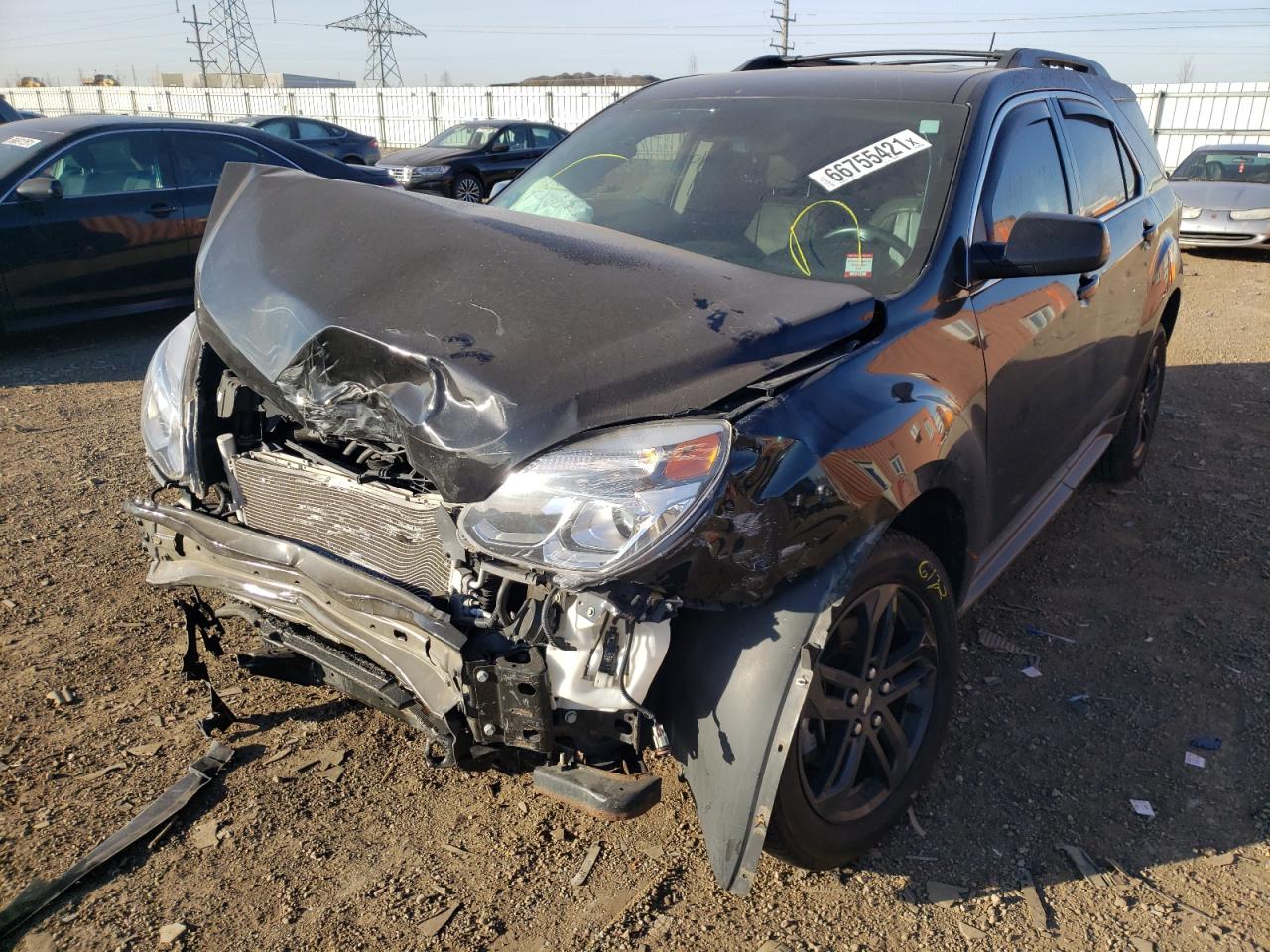 Photo 2 from auction – 2017 CHEVROLET EQUINOX LT with VIN 2GNFLFEK0H6218903