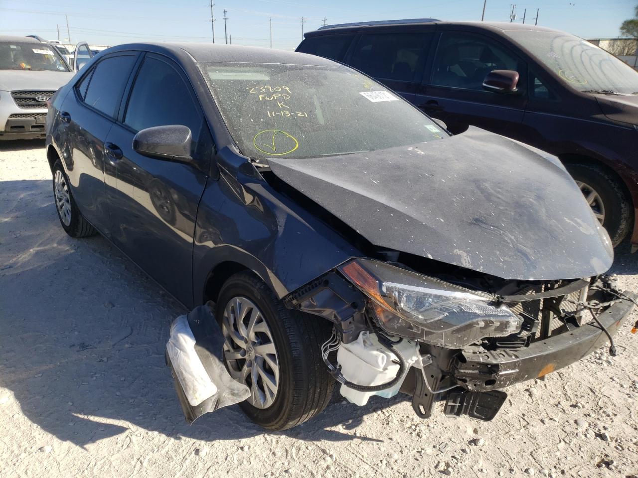 Photo 1 from auction – 2019 TOYOTA COROLLA L with VIN 5YFBURHE5KP947710