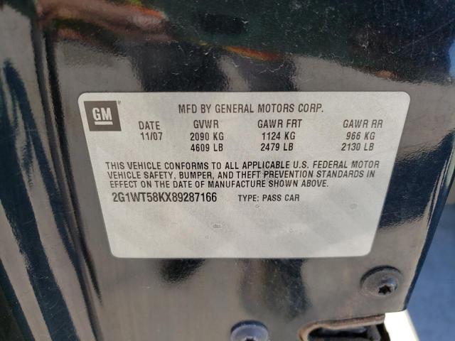 Zdjęcie 10 z aukcji – 2008 CHEVROLET IMPALA LT z VIN 2G1WT58KX89287166