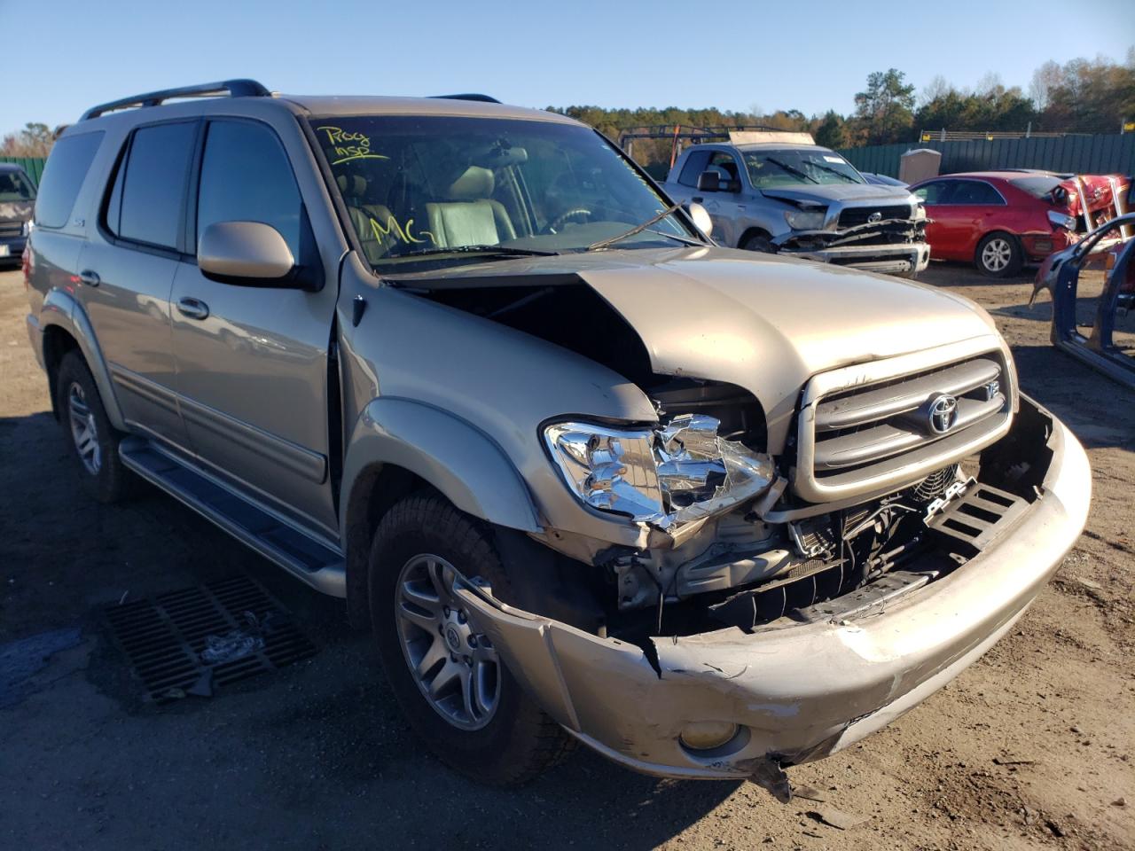 TOYOTA SEQUOIA SR 2004 with VIN 5TDZT34A34S233702 - Photo from auction