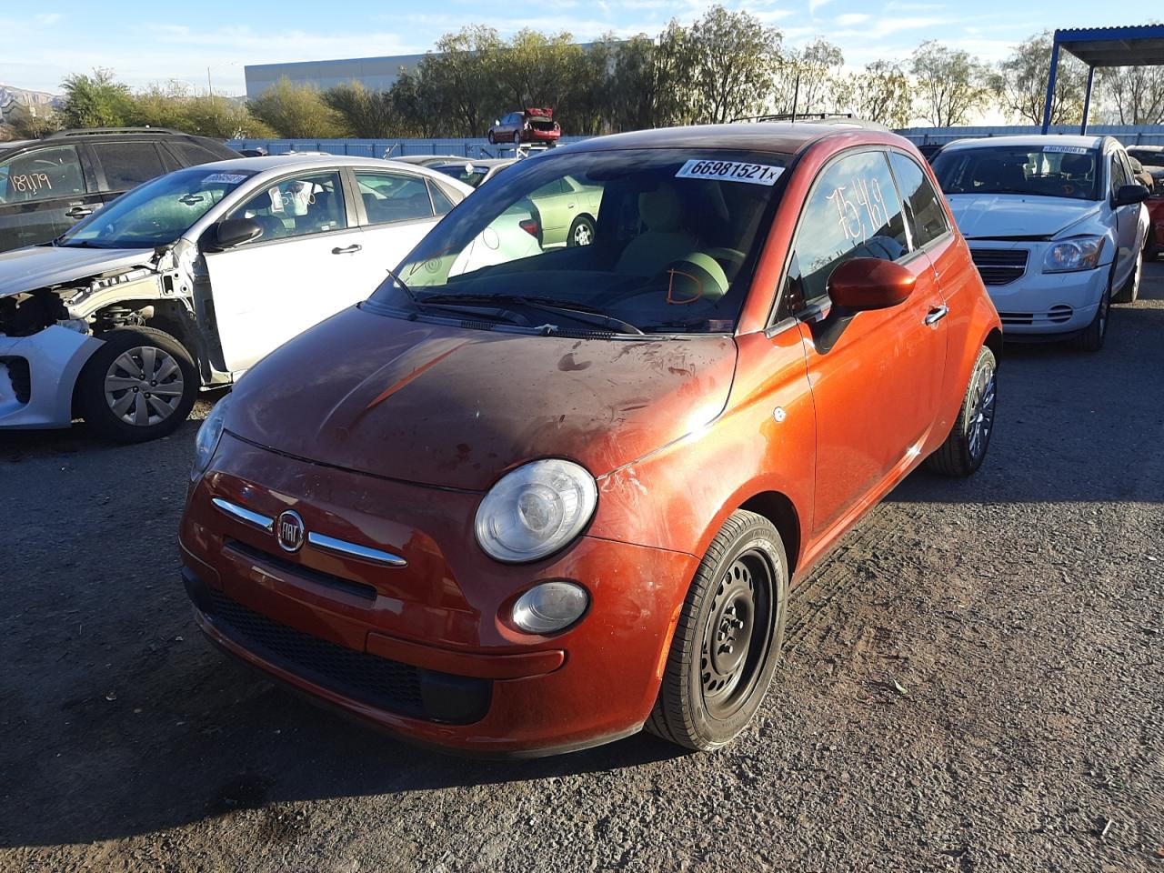 Photo 2 from auction – 2015 FIAT 500 POP with VIN 3C3CFFAR9FT508057