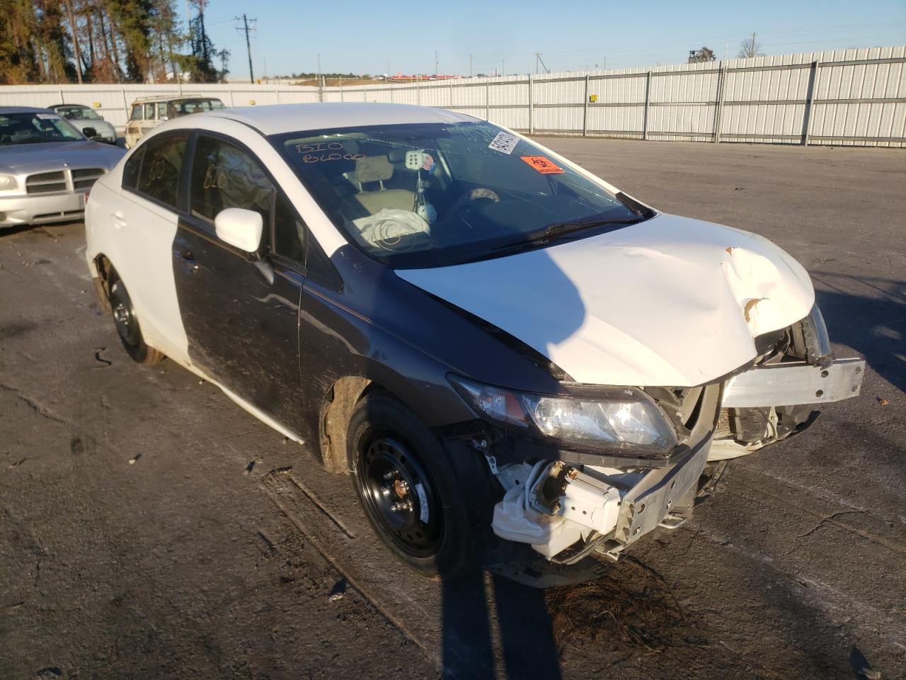 HONDA CIVIC LX 2014 with VIN 2HGFB2F52EH528713 - Photo from auction