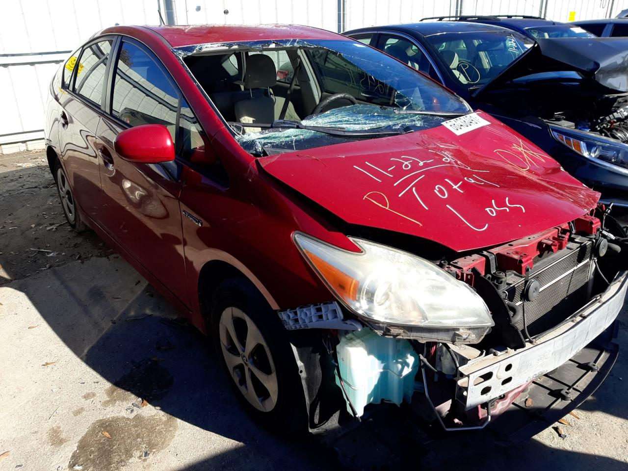 TOYOTA PRIUS 2013 with VIN JTDKN3DU1D1688986 - Photo from auction