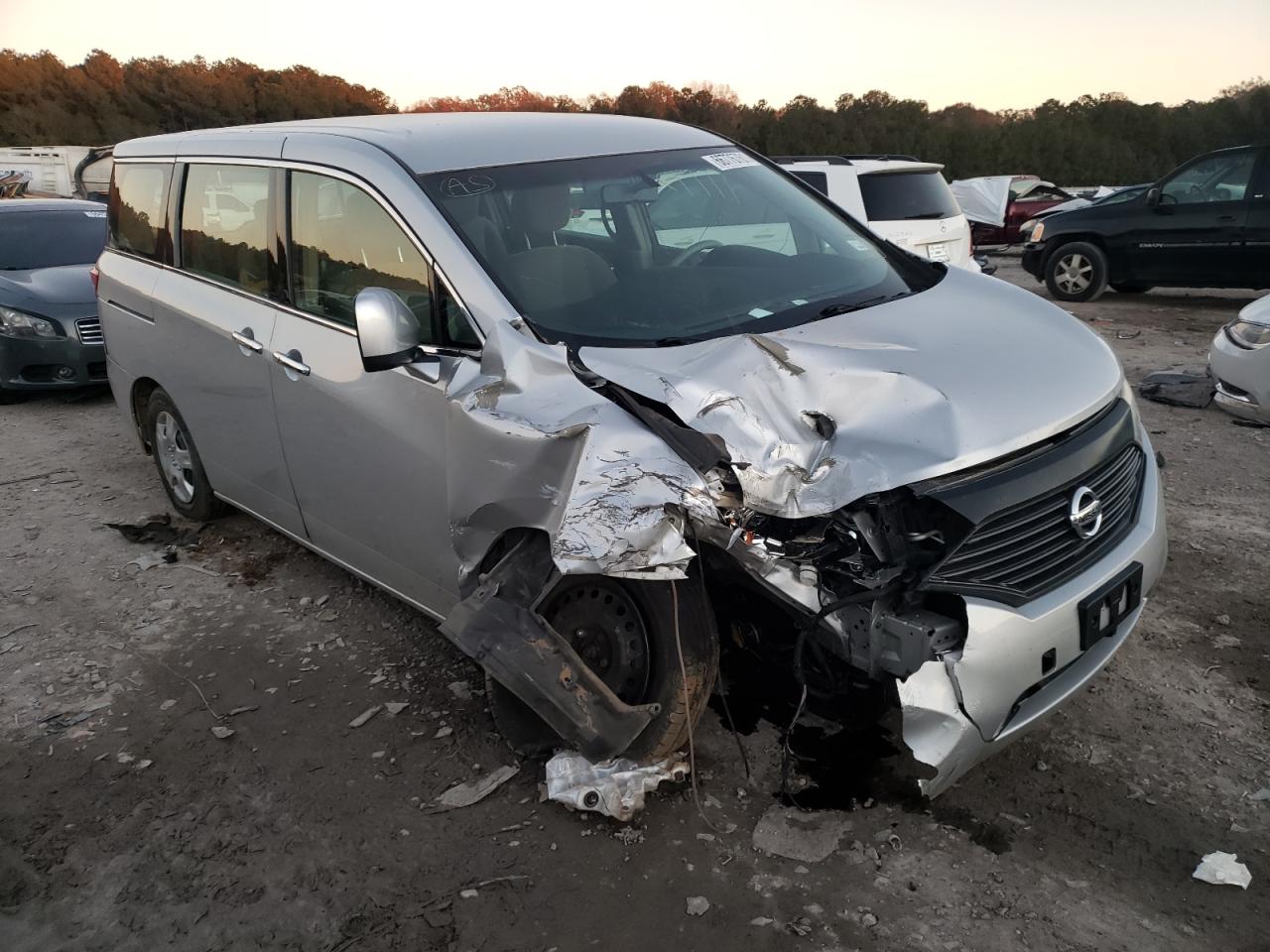 NISSAN QUEST S 2014 with VIN JN8AE2KP4E9100993 - Photo from auction