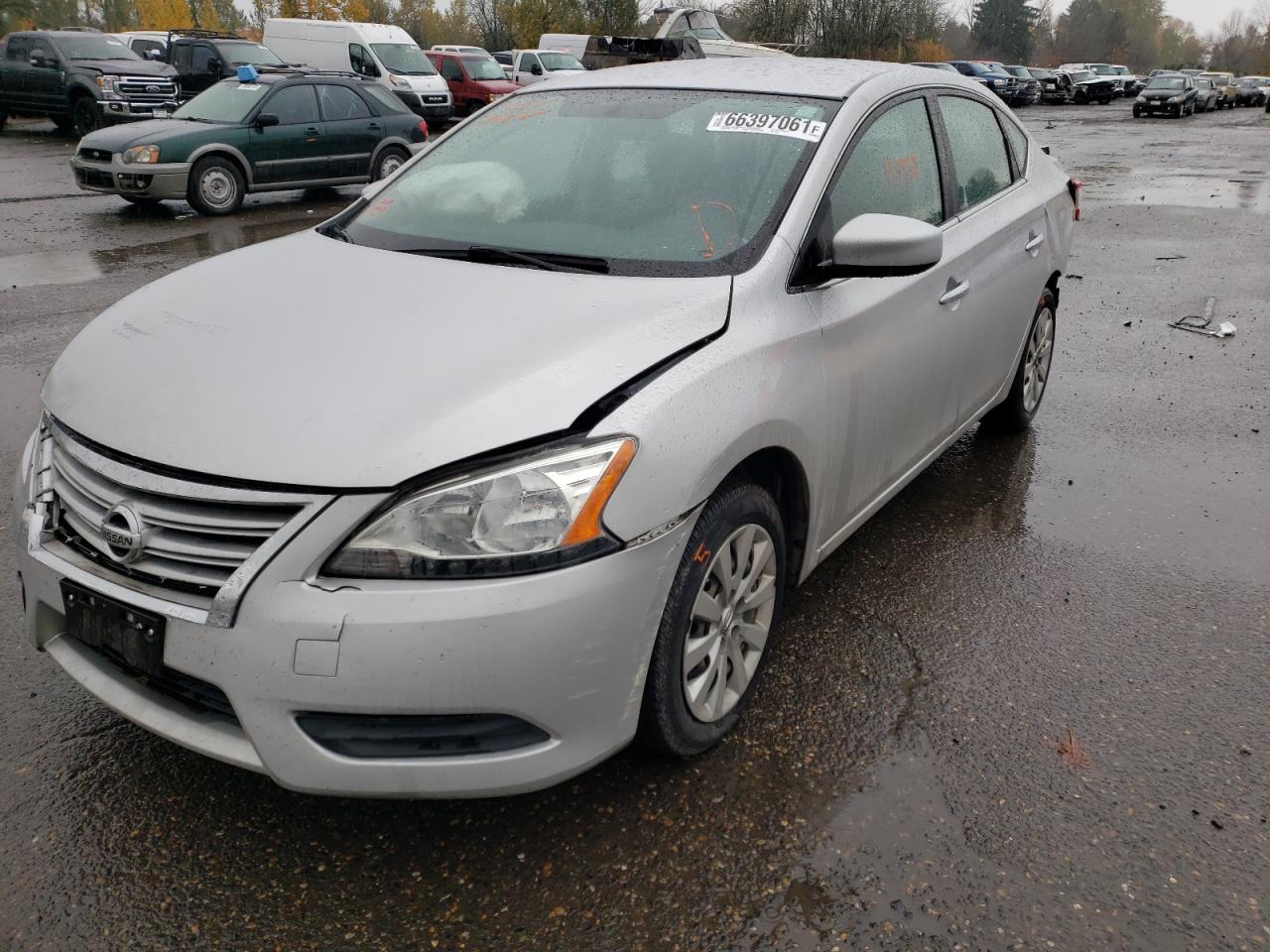 Photo 2 from auction – 2015 NISSAN SENTRA S with VIN 3N1AB7AP6FL675577