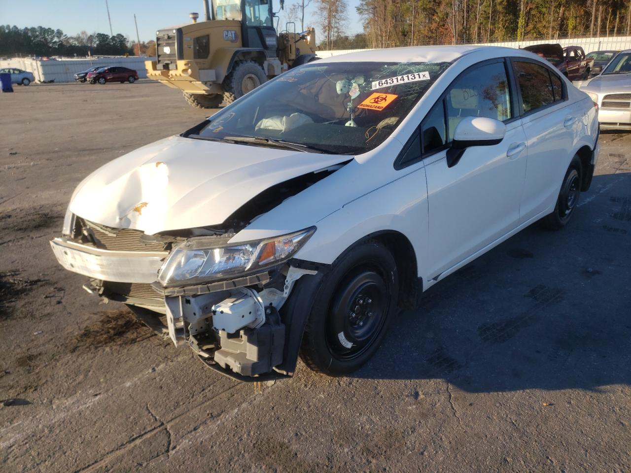 Photo 2 from auction – 2014 HONDA CIVIC LX with VIN 2HGFB2F52EH528713