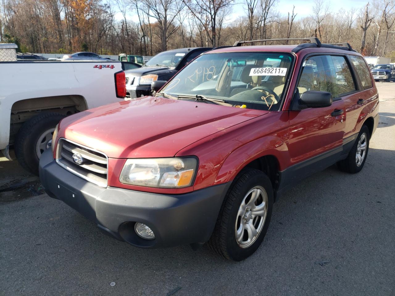 Photo 2 from auction – 2005 SUBARU FORESTER with VIN JF1SG63625H748965
