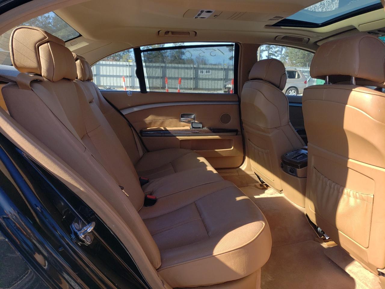 Photo 6 from auction – 2008 BMW 7 SERIES with VIN WBAHN83568DT84135