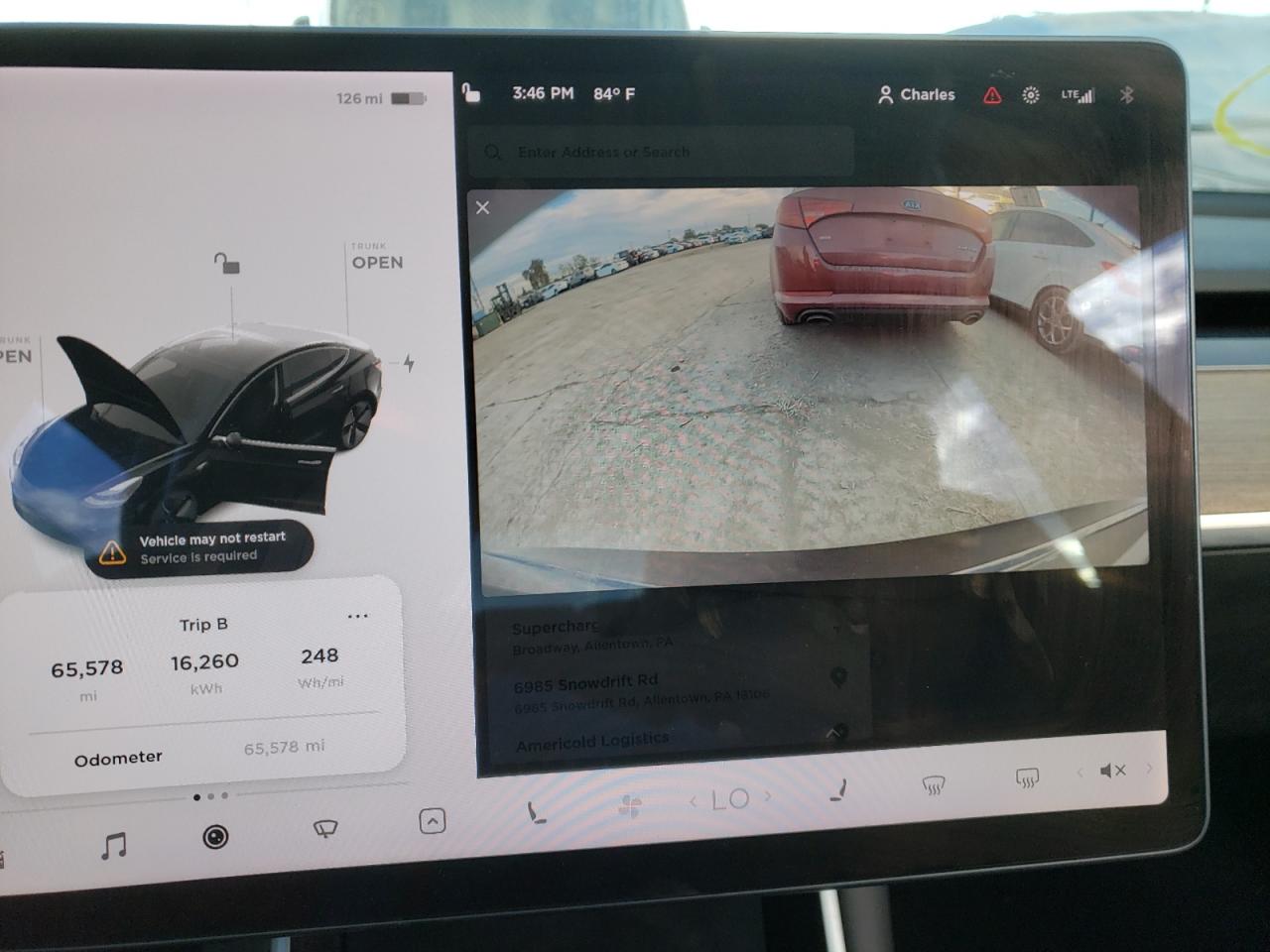 Photo 9 from auction – 2019 TESLA MODEL 3 with VIN 5YJ3E1EA9KF394950