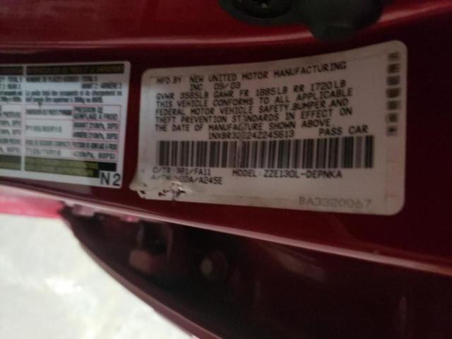 Photo 10 from auction – 2004 TOYOTA COROLLA CE with VIN 1NXBR32E24Z245613