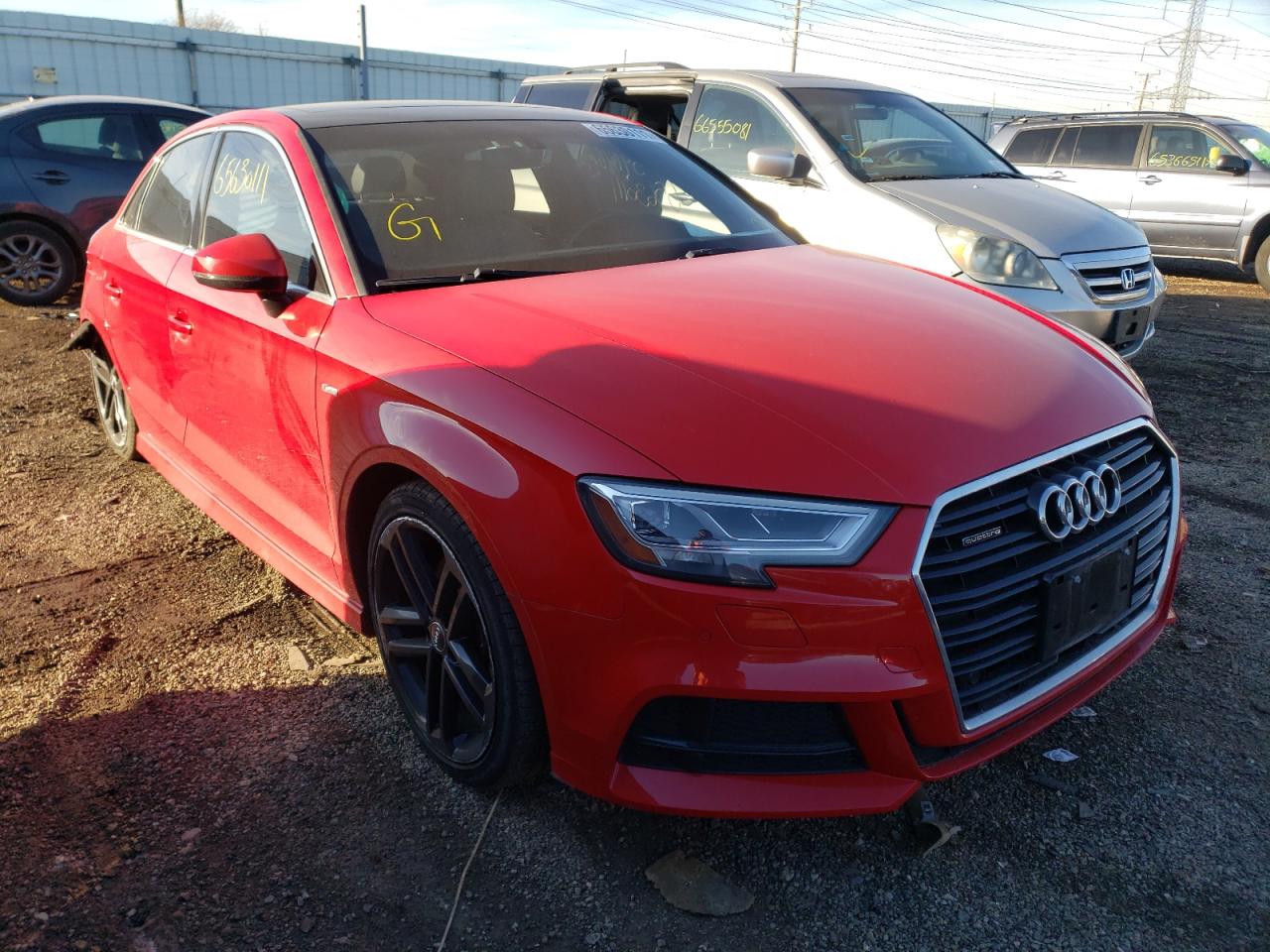 AUDI A3 PREMIUM 2017 with VIN WAUJ8GFF5H1053734 - Photo from auction