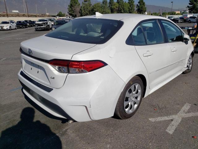 Photo 4 from auction – 2021 TOYOTA COROLLA LE with VIN 5YFEPMAE0MP227185