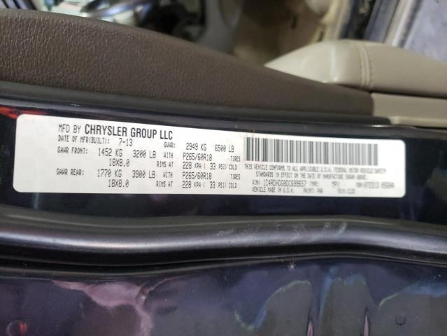 Photo 10 from auction – 2013 DODGE DURANGO CR with VIN 1C4RDHDG8DC699657