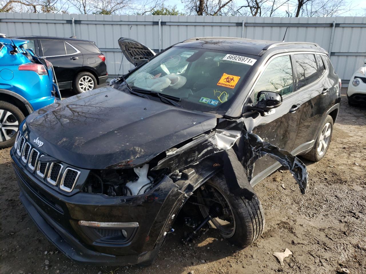 Photo 2 from auction – 2020 JEEP COMPASS LA with VIN 3C4NJDBB3LT153925