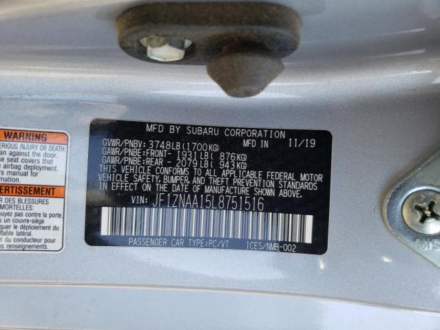 Photo 10 from auction – 2020 TOYOTA 86 with VIN JF1ZNAA15L8751516