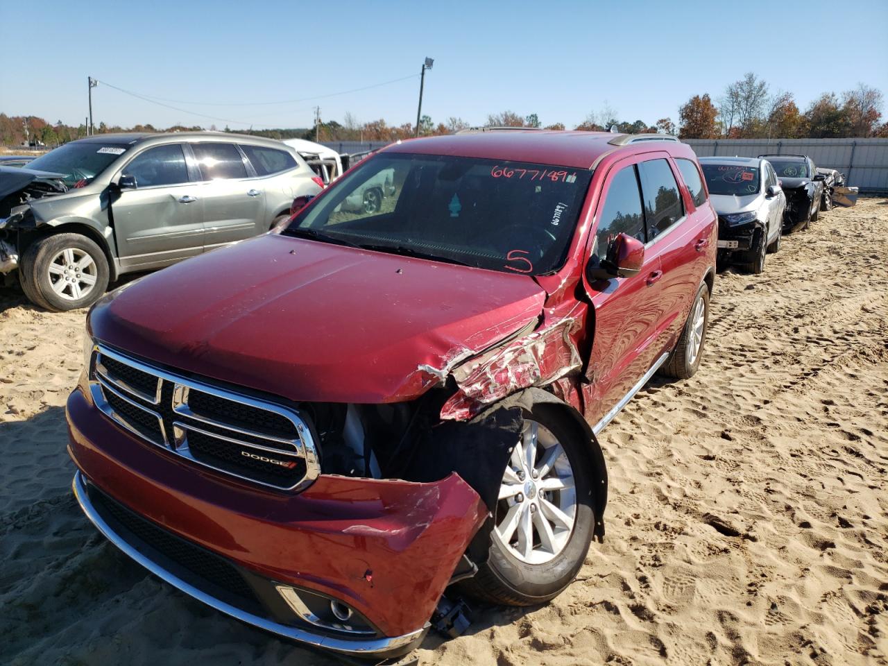 Photo 2 from auction – 2015 DODGE DURANGO SX with VIN 1C4RDHAG0FC953305