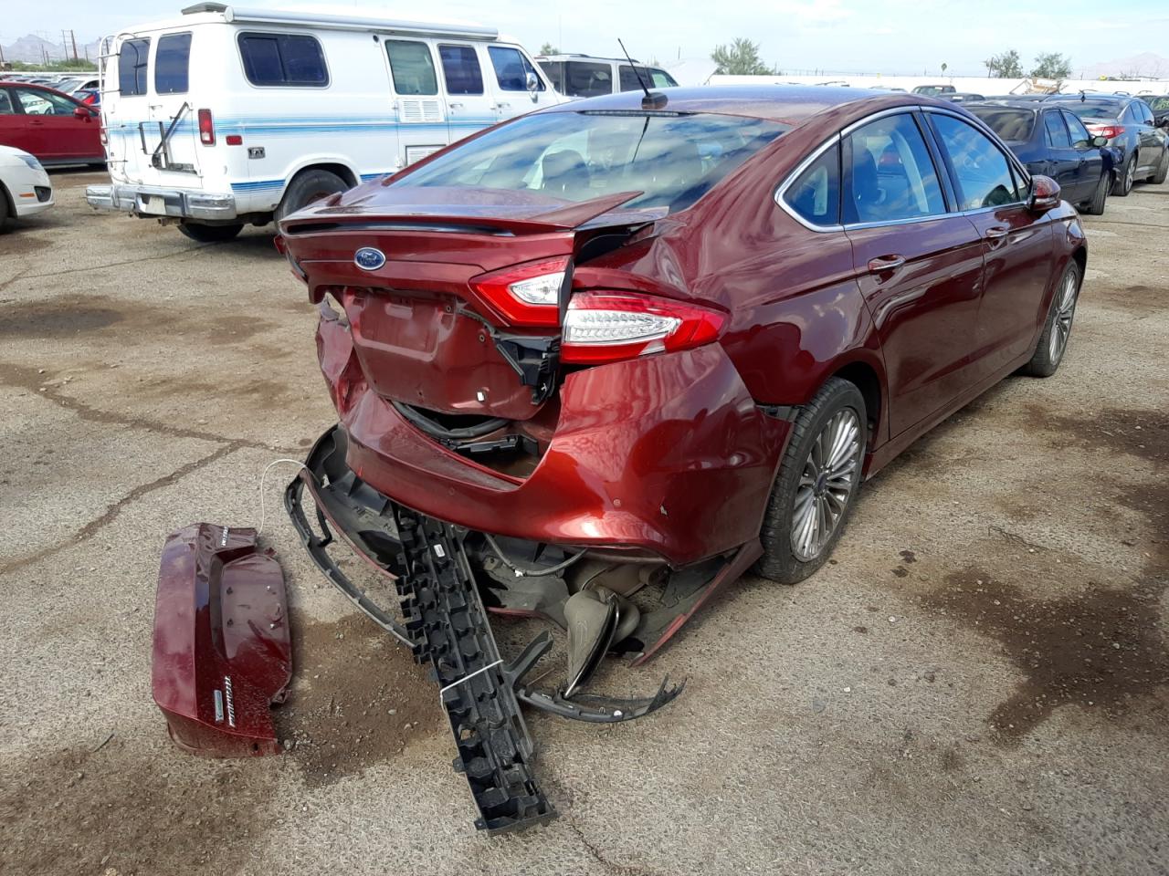 Photo 4 from auction – 2014 FORD FUSION TIT with VIN 3FA6P0K99ER128333